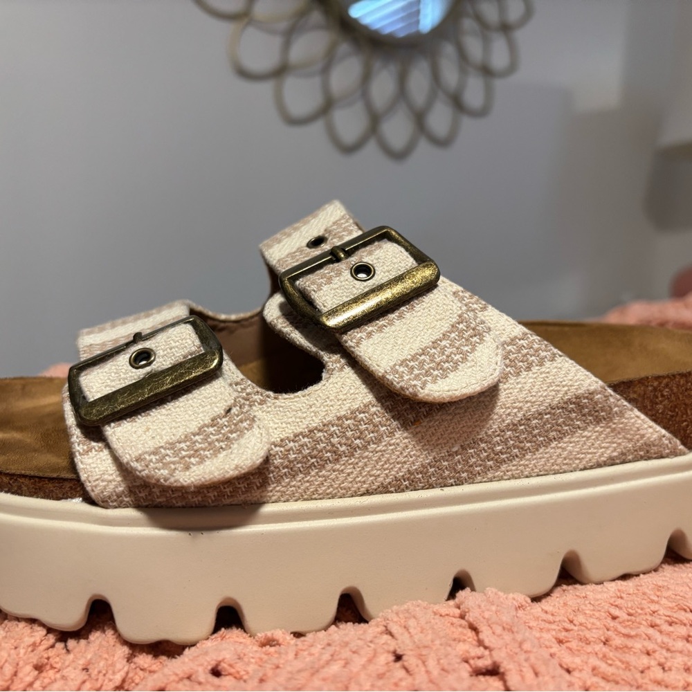 Cream and beige